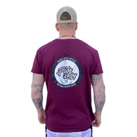 PRIDE T-SHIRT COOL PATCH BURGUNDY