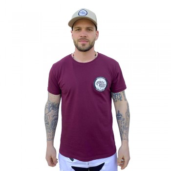 PRIDE T-SHIRT COOL PATCH BURGUNDY