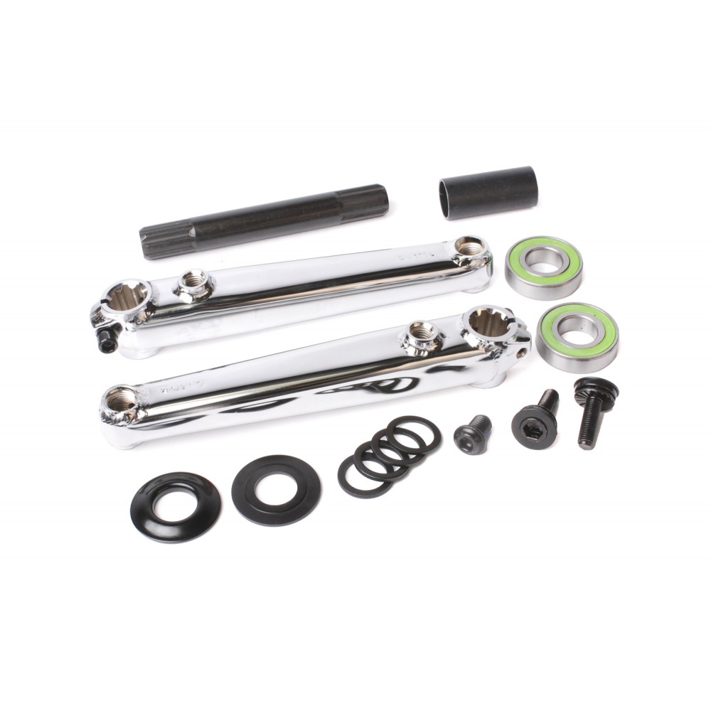 SUNDAY SAKER V2 CRANKSET CHROME + BEARINGS