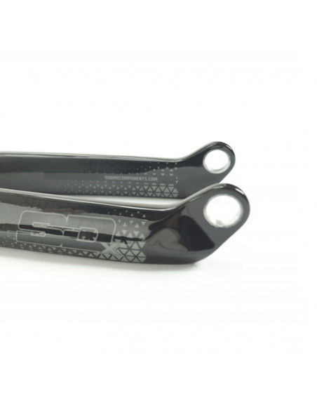 Fourche SD Carbon V2 Pro Tapered 20mm - Shiny Black