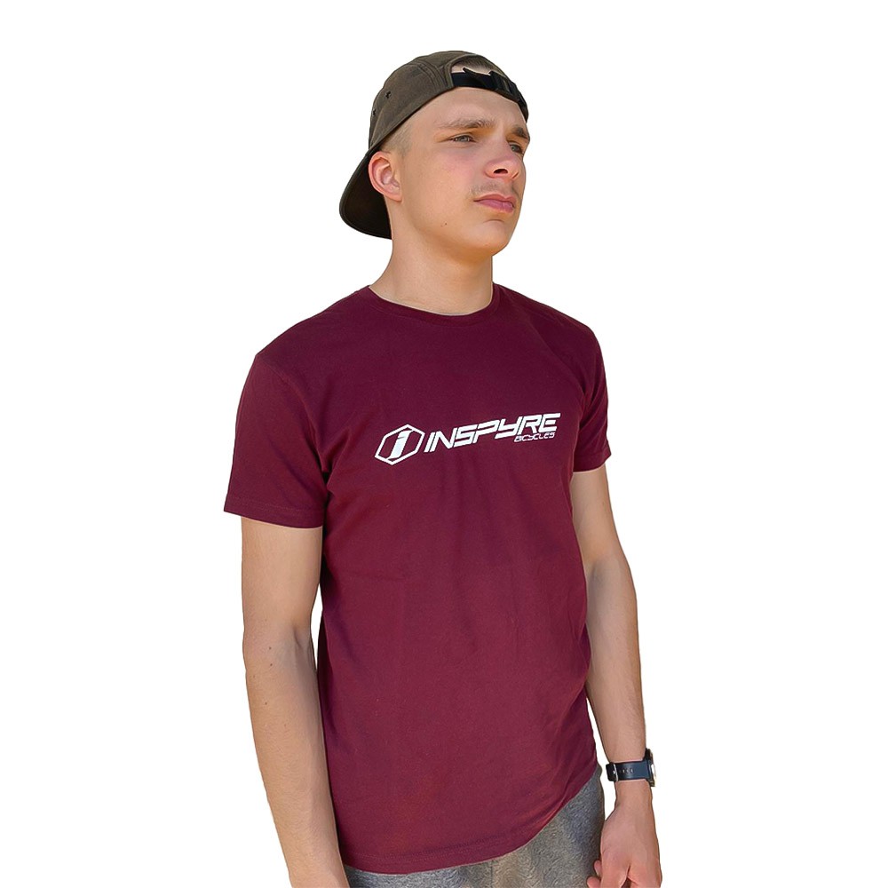 INSPYRE LOGO T-SHIRT BURGUNDY