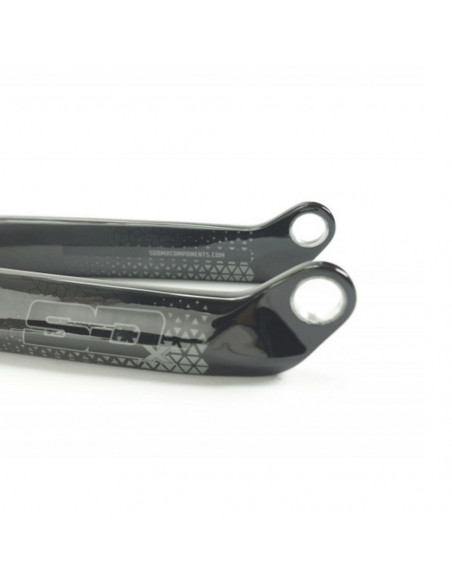 SD Components Carbon V2 OS20 Tapered 20mm Matte Black Fork