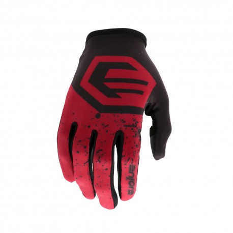 GANTS EVOLVE SPLATTER ADULTE BURGUNDY/BLACK