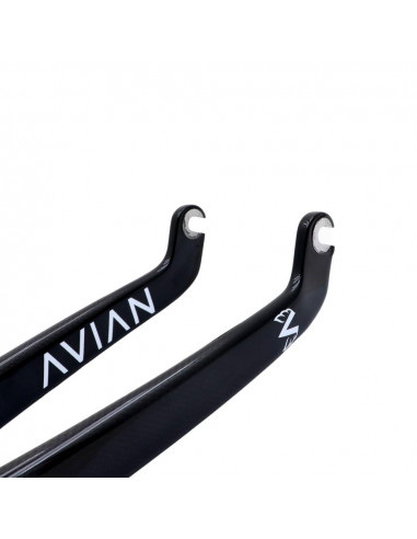 Avian Versus 1" Youth 20??Fork -  10mm - Gloss Black