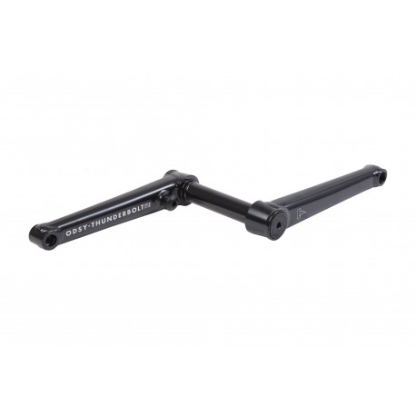 ODYSSEY THUNDERBOLT CRANKS w/o bearings BLACK