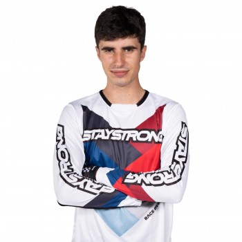 STAYSTRONG CHEVRON JERSEY WHITE