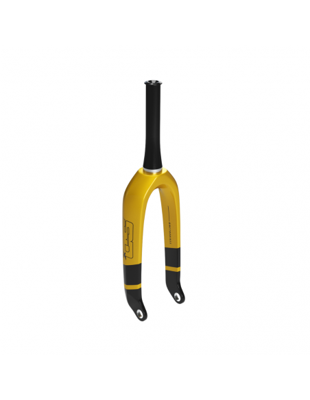 SD Carbon V2 Fork 20" Pro Tapered 20mm - Black/Gold