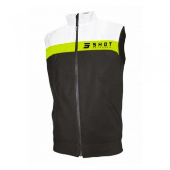 VESTE SHOT BODYWARMER TEAM BLACK NEON YELLOW