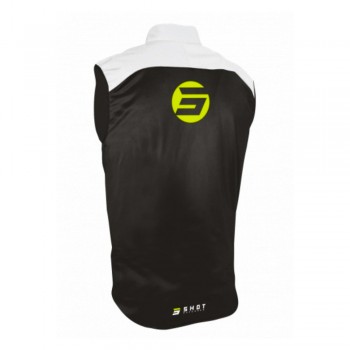 VESTE SHOT BODYWARMER TEAM BLACK NEON YELLOW 2