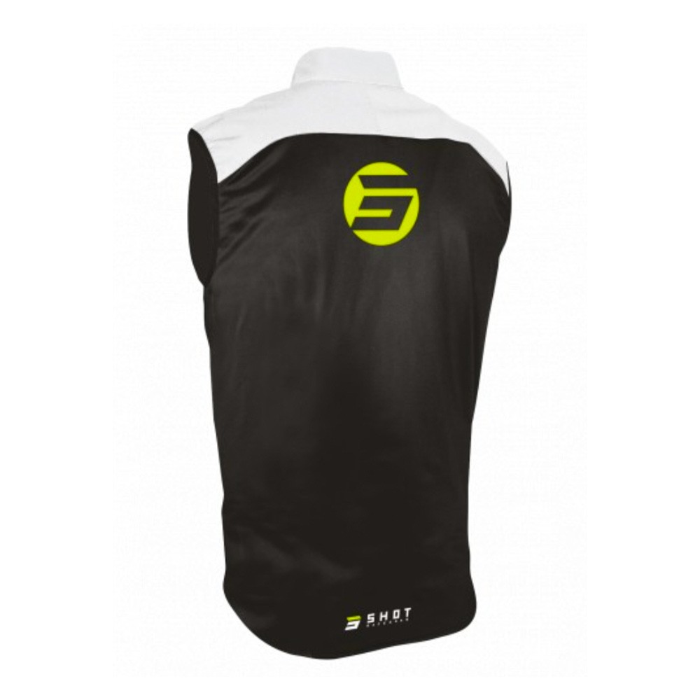 VESTE SHOT BODYWARMER TEAM BLACK NEON YELLOW