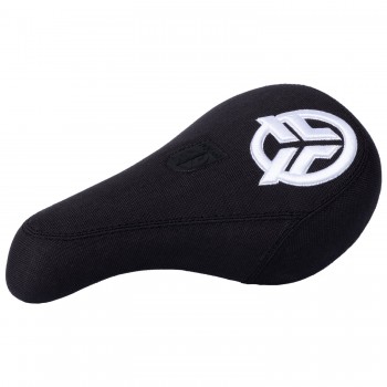 SELLE FEDERAL MID PIVOTAL LOGO WHITE RAISED STITCHING BLACK