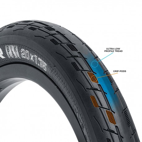 TIOGA FASTR BLK LBL TIRE FOLDING BEAD 20"