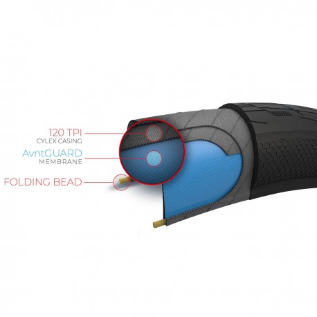 TIOGA FASTR BLK LBL TIRE FOLDING BEAD 20"