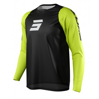 MAILLOT MANCHES LONGUES SHOT NEO DEFENDER JAUNE