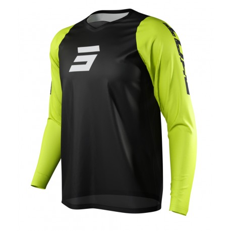 MAILLOT MANCHES LONGUES SHOT NEO DEFENDER JAUNE