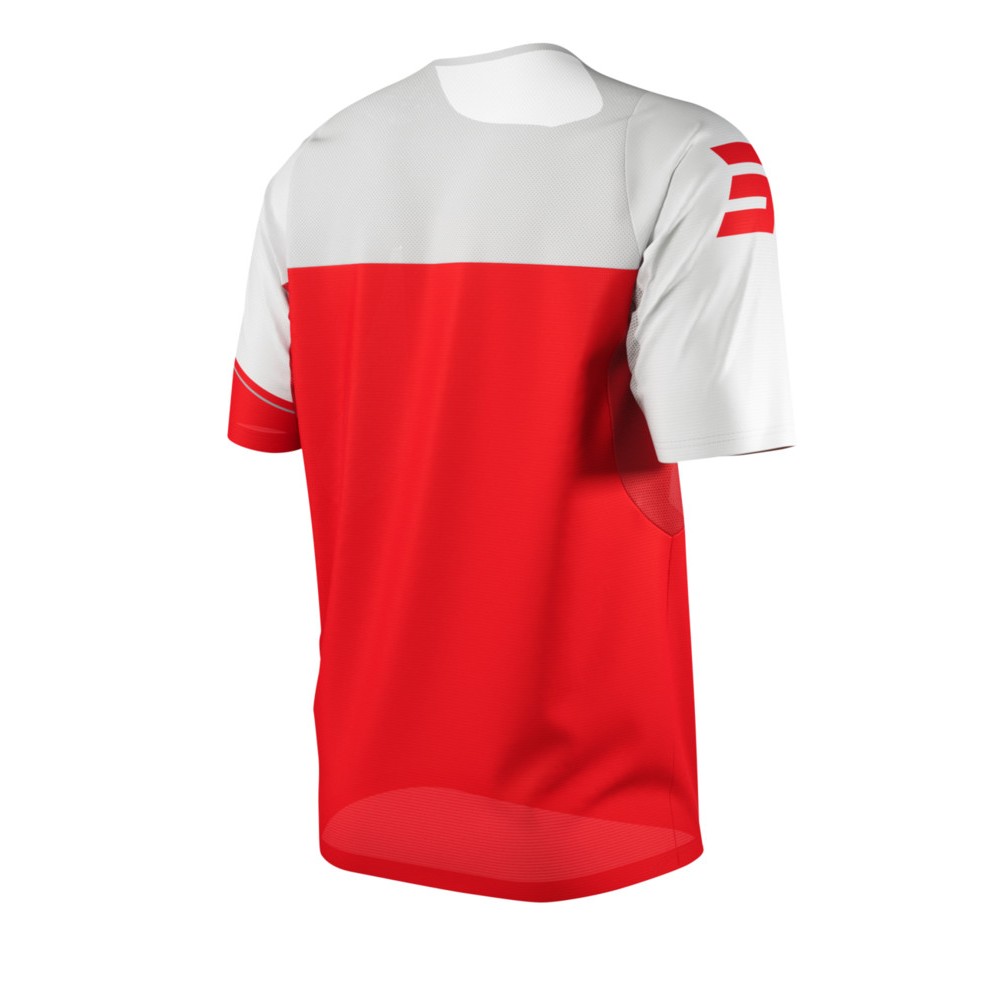MAILLOT MANCHES COURTES SHOT REVOLT ROUGE ENFANT