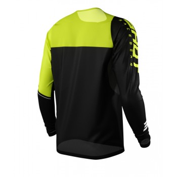 MAILLOT MANCHES LONGUES SHOT REVOLT NOIR/JAUNE 2