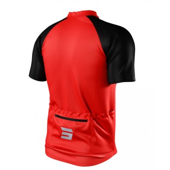 SHOT UNLIMITED ZIP RED SHORT SLEEVES JERSEY 2