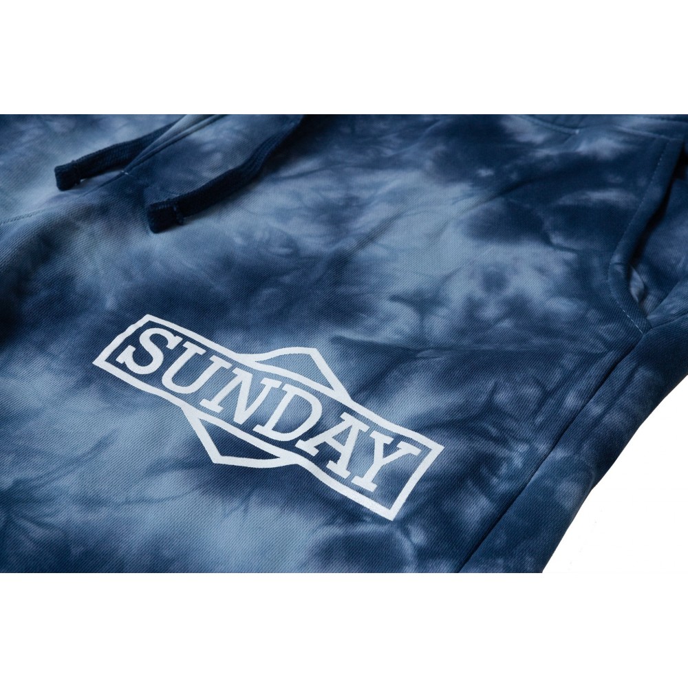 SUNDAY CORNERSTONE SWEAT PANTS TIE-DYE NAVY