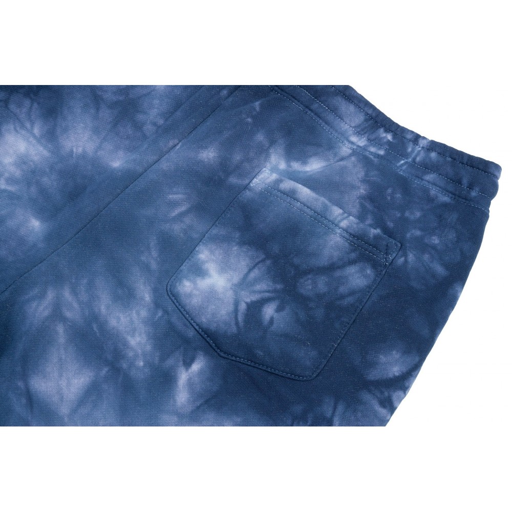 SUNDAY CORNERSTONE SWEAT SHORTS TIE-DYE NAVY