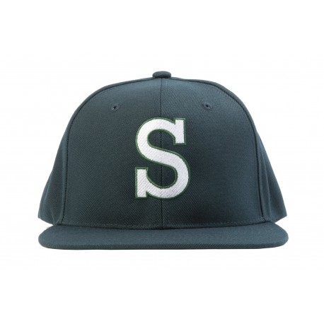 SUNDAY GAME 6-PANEL SNAPBACK CAP FORREST GREEN