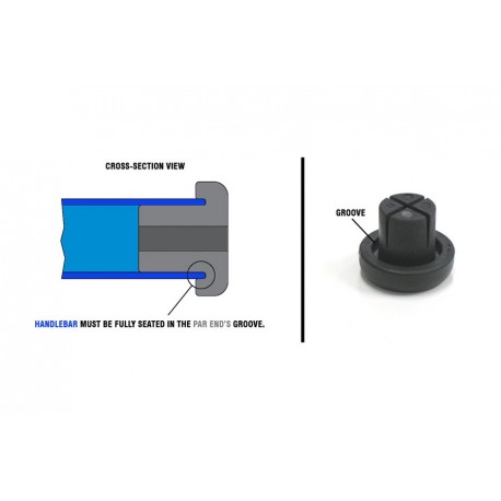 EMBOUTS DE GUIDON ODYSSEY NYLON