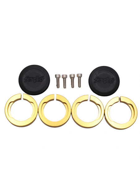 Pack de 4 Bagues Sensus Double Lock On