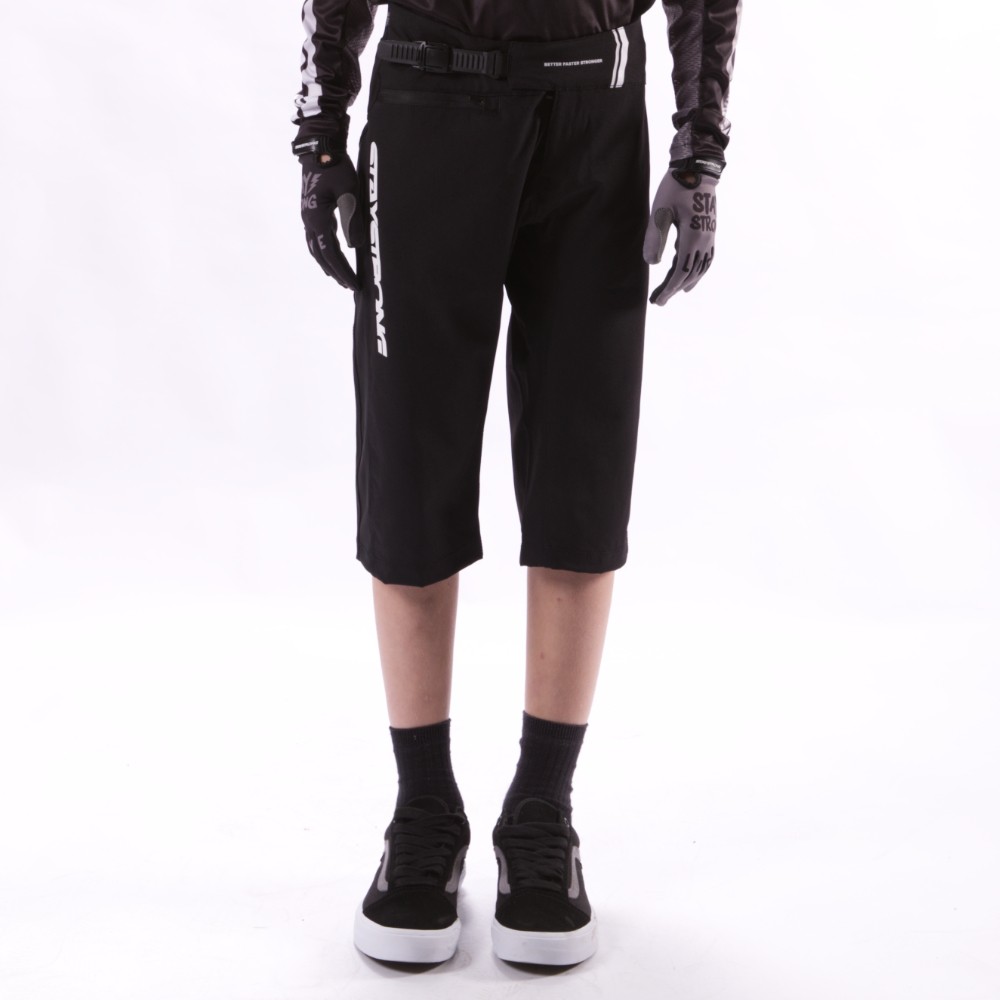 STAY STRONG V2 RACE SHORT NOIR/BLANC ADULTE