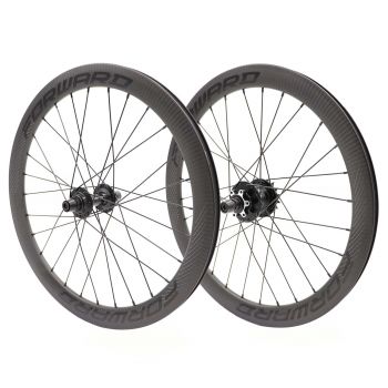 PRIDE GRAVITY EXP AERO UD GLOSS WHEELSET - BLACK HUBS