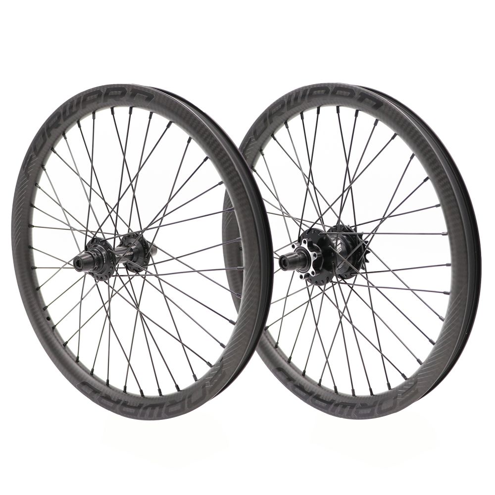 PAIRE DE ROUES FORWARD JOYRIDE V2 CARBONE - PRO 38H - DISC - 10MM