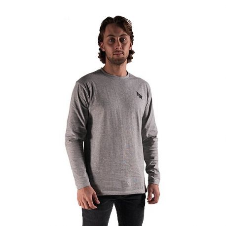 TITLE LONG SLEEVE T-SHIRT HEATHER GREY