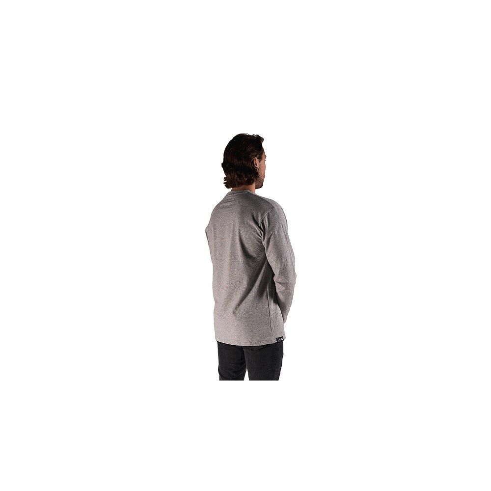 TITLE LONG SLEEVE T-SHIRT HEATHER GREY
