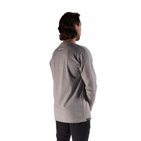 TITLE LONG SLEEVE T-SHIRT HEATHER GREY