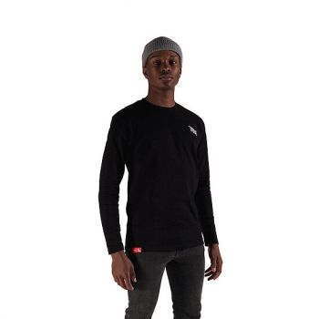 T-SHIRT MANCHES LONGUES TITLE NOIR