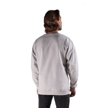 SWEAT TITLE CREW STONE GREY 2
