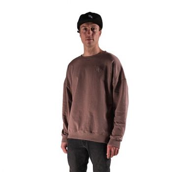 SWEAT TITLE CREW CHOCOLAT