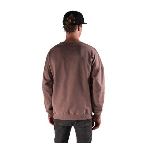 SWEAT TITLE CREW CHOCOLATE