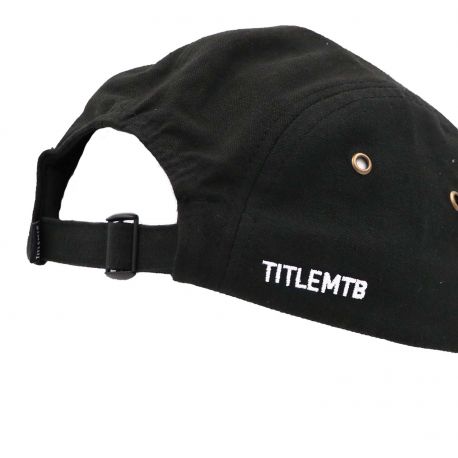 Casquette Title Five Panel Noir Profil