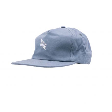 Casquette Title Unstructured Bleu