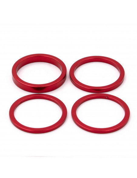 Forward Headset Spacers 1-1/8" - Red