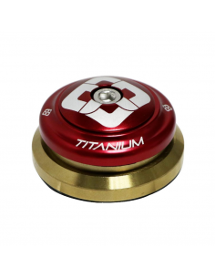 Jeu De Direction Pride Ti45 Titanium (IS) Tapered - Red