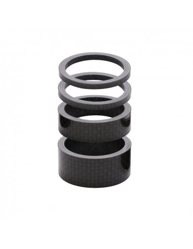 Generique Headset Spacers 1-1/8'' - Carbon