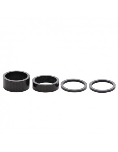 Generique Headset Spacers 1-1/8'' - Carbon