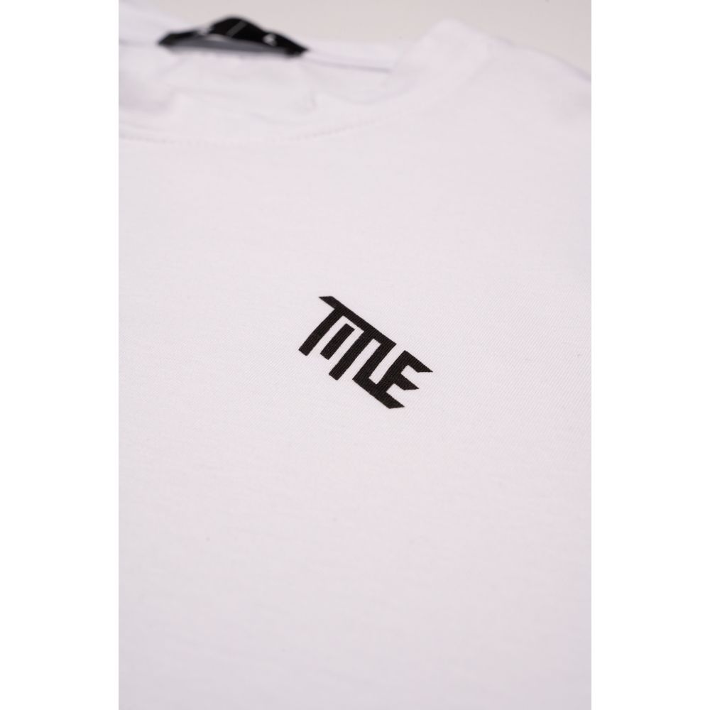 T-SHIRT TITLE BLANC