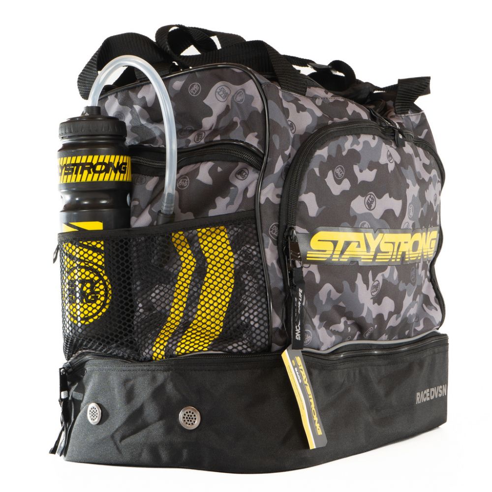 STAYSTRONG CHEVRON HELMET BAG GREY CAMO