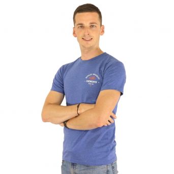 T-Shirt Frenchys Track Blue Retro Royal Heather