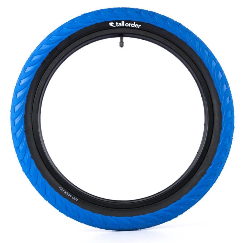 Tall Order Wallride Tyre Blue / Black Sidewalls