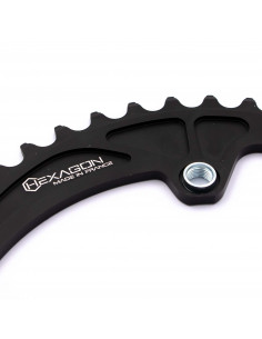 Couronne Pride Hexagon 4 Vis Filetées Black 2