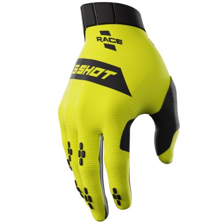 Gants Shot Race Neon Yellow Adulte