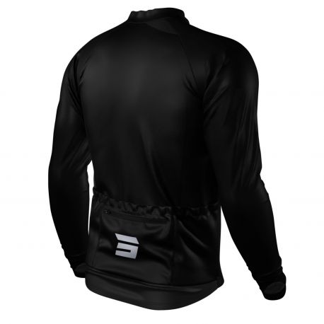 Maillot Manches Courtes Shot Unlimited Zip Noir